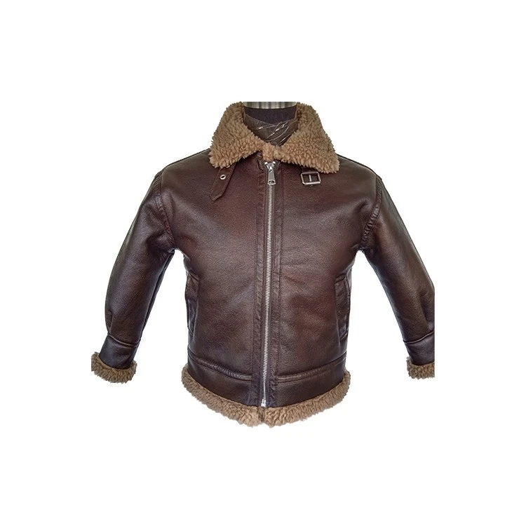 Faux Shearling Biker Jacket voor jongens